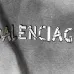 Balenciaga Metallic Tape Logo Vintage Washed Distressed Hoodie Multi‑Tone #B68030