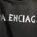 Balenciaga Metallic Tape Logo Vintage Washed Distressed Hoodie Multi‑Tone #B68030