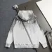 Balenciaga Metallic Tape Logo Vintage Washed Distressed Hoodie Multi‑Tone #B68030