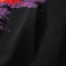 Balenciaga Purple Red Splash Graphic Full‑Zip Hoodie, Black #B68048