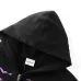 Balenciaga Purple Red Splash Graphic Full‑Zip Hoodie, Black #B68048