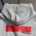 Balenciaga Red Tape Logo Vintage Washed Distressed Hoodie White,Gray,Black #B68032
