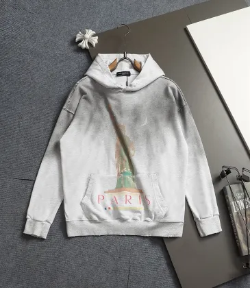 Balenciaga Statue Of Liberty Vintage Washed Distressed Hoodie Multi‑Tone #B68026