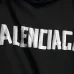 Balenciaga Tape Logo Vintage Washed Distressed Hoodie Gray,White,Black #B68024