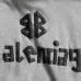 Balenciaga Tape Logo Vintage Washed Distressed Hoodie Gray,White,Black #B68024