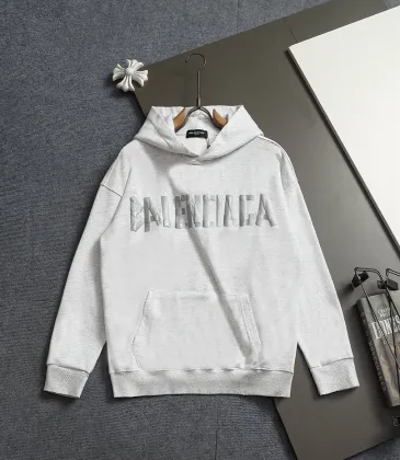 Balenciaga Tape Logo Vintage Washed Distressed Hoodie Gray,White,Black #B68024