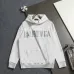 Balenciaga Tape Logo Vintage Washed Distressed Hoodie Gray,White,Black #B68024