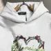Balenciaga Thorn Heart Graphic Hoodie Unisex Long Sleeve Hooded Pullover Sweatshirt #B67242