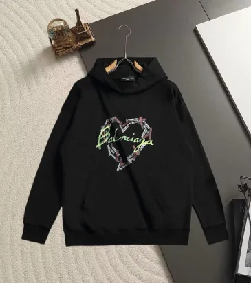 Balenciaga Thorn Heart Graphic Hoodie Unisex Long Sleeve Hooded Pullover Sweatshirt #B67242