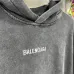 Balenciaga Washed Distressed Logo Pullover Hoodie Sweatshirt, Black #B67631