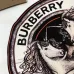 Burberry Circular Pegasus Logo Crewneck Sweatshirt, Black &amp; White #B69206