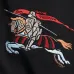 Burberry Equestrian Knight Embroidered Crewneck Sweatshirt, Classic Logo Pullover #B68997