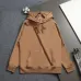 Burberry Equestrian Knight Embroidered Hoodie, Classic Check Stripe Sweatshirt #B68996