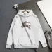 Burberry Equestrian Knight Print Cotton Hoodie White,Gray,Black #B68034