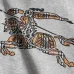 Burberry Equestrian Knight Print Cotton Hoodie White,Gray,Black #B68034