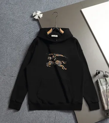 Burberry Equestrian Knight Print Cotton Hoodie White,Gray,Black #B68034