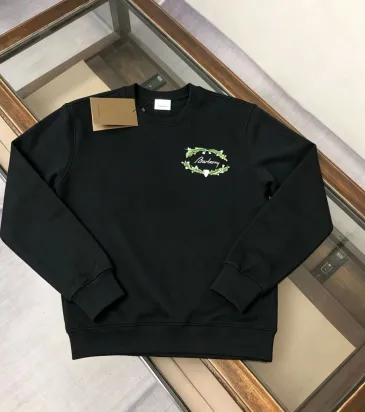 Burberry Floral Wreath Signature Logo Crewneck Sweatshirt, Black &amp; White #B69209