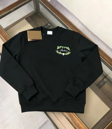 Burberry Floral Wreath Signature Logo Crewneck Sweatshirt, Black &amp; White #B69209