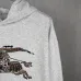 Burberry Hoodie Equestrian Knight Check Logo Print Black Grey #B68612