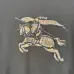 Burberry Hoodie Equestrian Knight Check Logo Print Black Grey #B68612