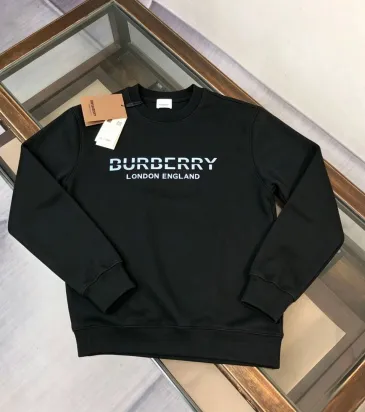 Burberry London England Bold Text Logo Crewneck Sweatshirt, Black &amp; White #B69207