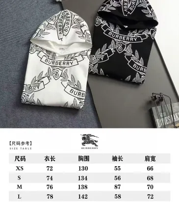Burberry Oak Leaf Crest Full Print Hoodie, Classic Logo Pullover Sweatshirt #B68995