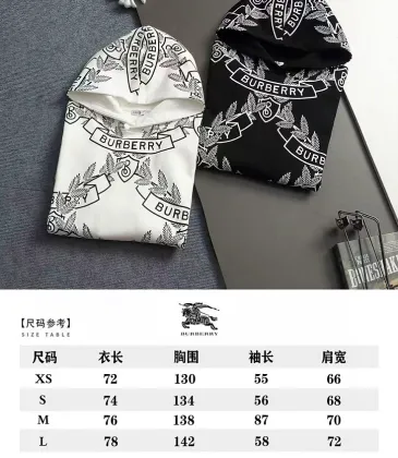 Burberry Oak Leaf Crest Full Print Hoodie, Classic Logo Pullover Sweatshirt #B68995