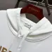 Burberry Pullover Hoodie With Front London Logo Print, White, Black, Beige #B69221