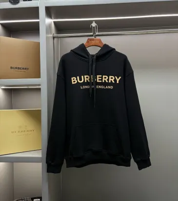 Burberry Pullover Hoodie With Front London Logo Print, White, Black, Beige #B69221