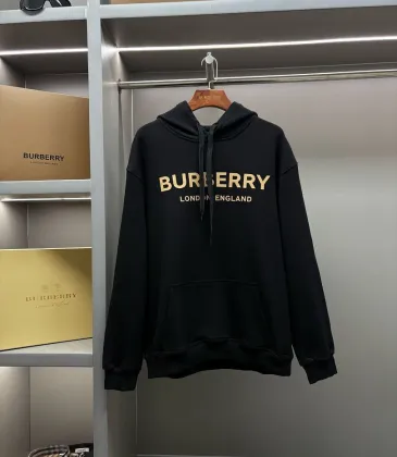 Burberry Pullover Hoodie With Front London Logo Print, White, Black, Beige #B69221