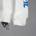 Chrome Hearts Full Zip Hoodie Blue Gothic Letter Print, White, Black #B68585