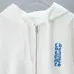 Chrome Hearts Full Zip Hoodie Blue Gothic Letter Print, White, Black #B68585
