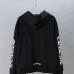 Chrome Hearts Full Zip Hoodie Blue Gothic Letter Print, White, Black #B68585