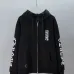 Chrome Hearts Zip Up Hoodie Blue Gothic Script Logo, White &amp; Black #B68586