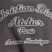 Dior Christian Dior Atelier Logo Embroidered Hoodie, White Khaki Dark Brown Black #B68834