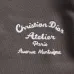 Dior Christian Dior Atelier Logo Embroidered Hoodie, White Khaki Dark Brown Black #B68834