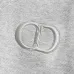 Dior Classic CD Logo Embroidered 420g Heavyweight Hoodie, White Brown Grey Pink Black #B68833