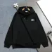 Dior Classic CD Logo Embroidered 420g Heavyweight Hoodie, White Brown Grey Pink Black #B68833