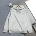 Dior Classic CD Logo Embroidered 420g Heavyweight Hoodie, White Brown Grey Pink Black #B68833