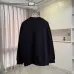 Dior Crew Neck Sweatshirt With Orange Logo Print On Chest, White, Black #B69223
