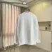 Dior Crew Neck Sweatshirt With Orange Logo Print On Chest, White, Black #B69223
