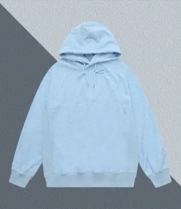 D-ior Light Blue Hoodie With Signature Monogram Pattern And Classic Hooded Style #A54431 D-ior Light Blue Hoodie With Signature Monogram Pattern And Classic Hooded Style #A54431