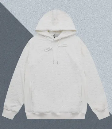 D-ior White Textured Hoodie With Signature Pattern For Sophisticated Casual Style #A54274 D-ior White Textured Hoodie With Signature Pattern For Sophisticated Casual Style #A54274