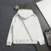 Fendi Men Floral‑Logo Embroidered Pullover Hoodie | Black &amp; White #B67970
