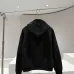 Gucci 460G Heavyweight Zip-Up Hoodie Sweatshirt, Black #B68005
