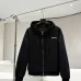 Gucci 460G Heavyweight Zip-Up Hoodie Sweatshirt, Black #B68005