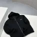 Gucci 460G Heavyweight Zip-Up Hoodie Sweatshirt, Black #B68005
