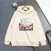 Gucci Classic Color Block GG Logo Hoodie, White, Grey, Black #B68821