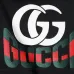 Gucci Classic Color Block GG Logo Hoodie, White, Grey, Black #B68821