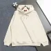 Gucci Classic Embroidered Solid Logo Hoodie, White, Grey, Black #B68823